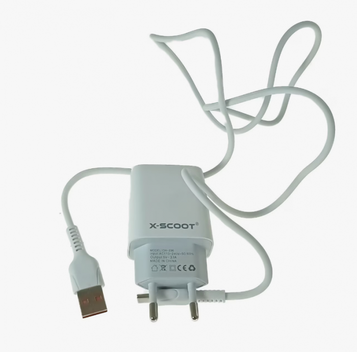 Încărcător Dual USB-C + USB-A